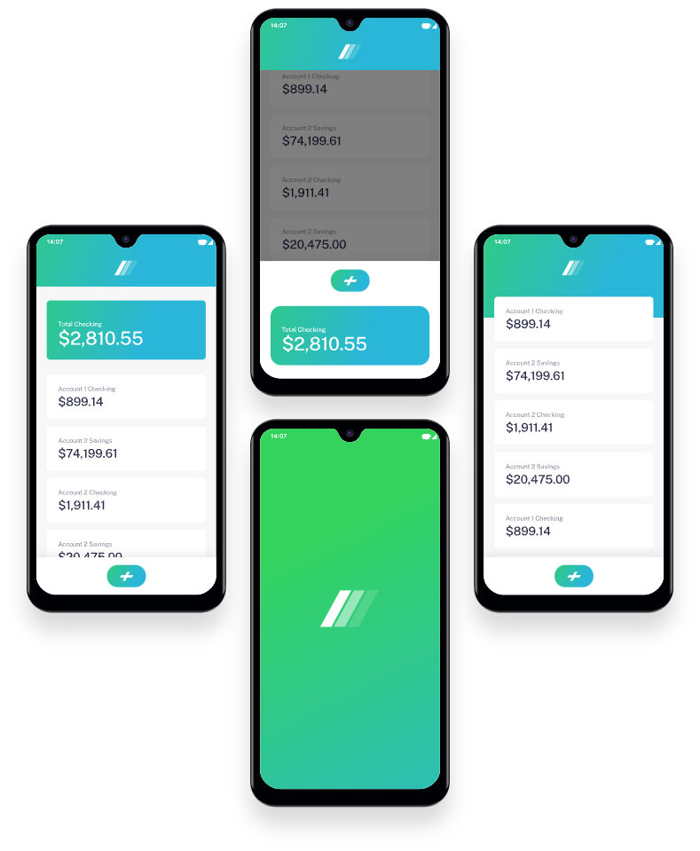 EasyBank mobile app mockup